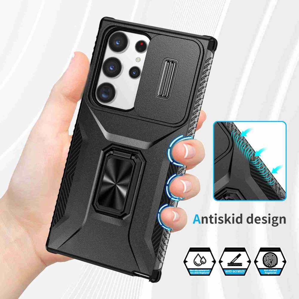 Outdoor Hülle für Samsung Galaxy S23 ULTRA Camshield Holder Schutz Cover Ständer