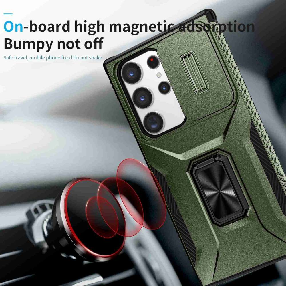 Outdoor Hülle für Samsung Galaxy S23 ULTRA Camshield Holder Schutz Cover Ständer