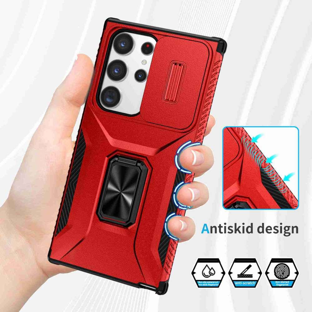 Outdoor Hülle für Samsung Galaxy S23 ULTRA Camshield Holder Schutz Cover Ständer