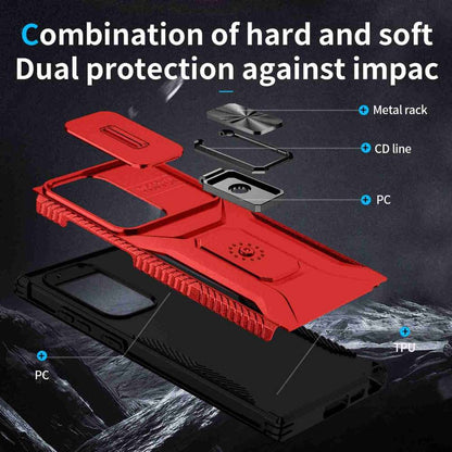 Outdoor Hülle für Samsung Galaxy S23 ULTRA Camshield Holder Schutz Cover Ständer