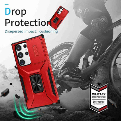 Outdoor Hülle für Samsung Galaxy S23 ULTRA Camshield Holder Schutz Cover Ständer