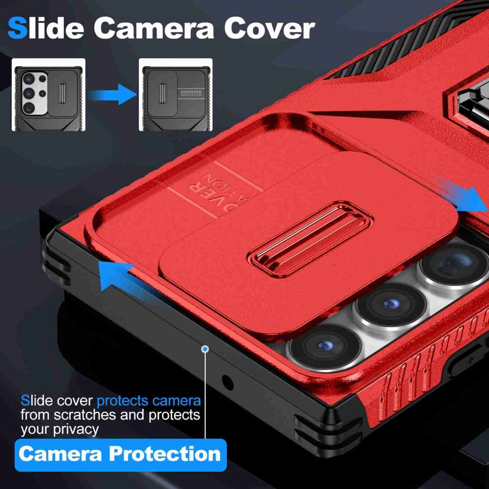 Outdoor Hülle für Samsung Galaxy S23 ULTRA Camshield Holder Schutz Cover Ständer