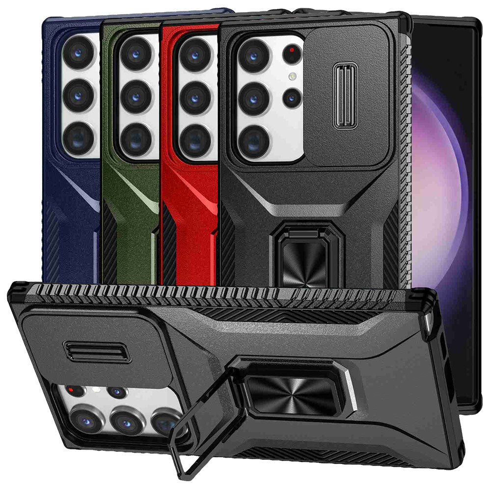 Outdoor Hülle für Samsung Galaxy S23 ULTRA Camshield Holder Schutz Cover Ständer