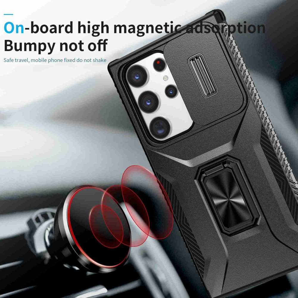 Outdoor Hülle für Samsung Galaxy S23 ULTRA Camshield Holder Schutz Cover Ständer