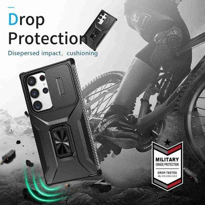 Outdoor Hülle für Samsung Galaxy S23 ULTRA Camshield Holder Schutz Cover Ständer