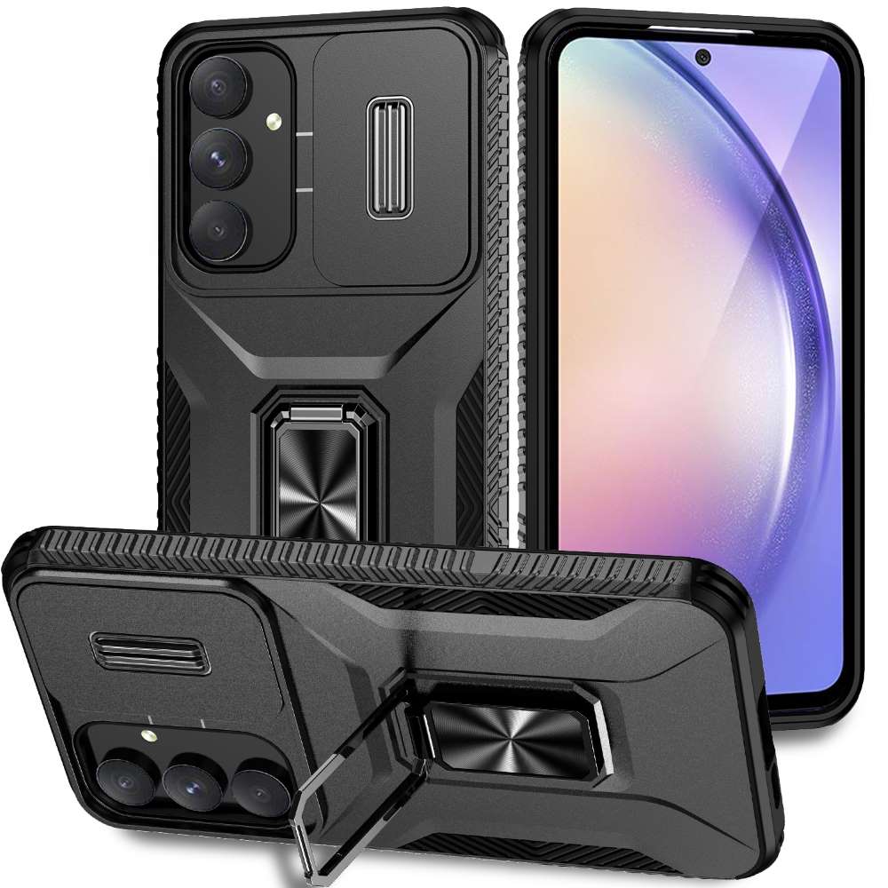 Outdoor Hülle für Samsung Galaxy A55 Camshield Holder Schutz Cover Ring Ständer