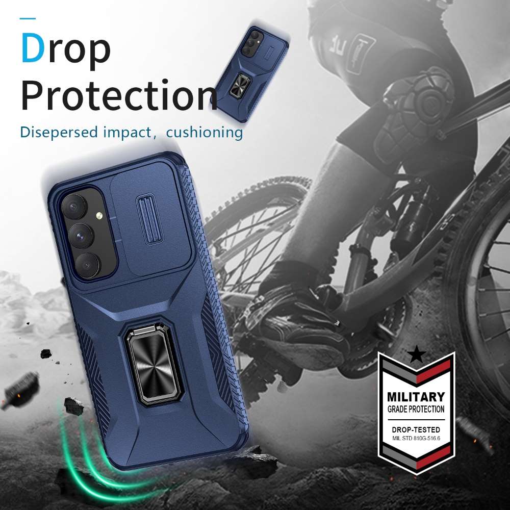 Outdoor Hülle für Samsung Galaxy A55 Camshield Holder Schutz Cover Ring Ständer