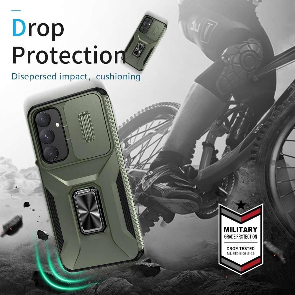 Outdoor Hülle für Samsung Galaxy A35 Camshield Holder Schutz Cover Ring Ständer