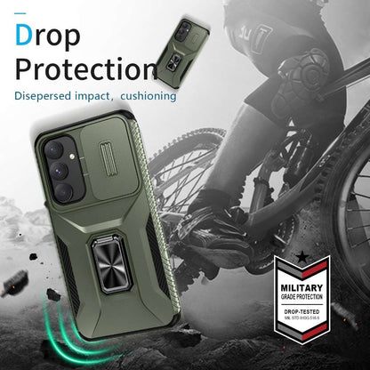 Outdoor Hülle für Samsung Galaxy A35 Camshield Holder Schutz Cover Ring Ständer