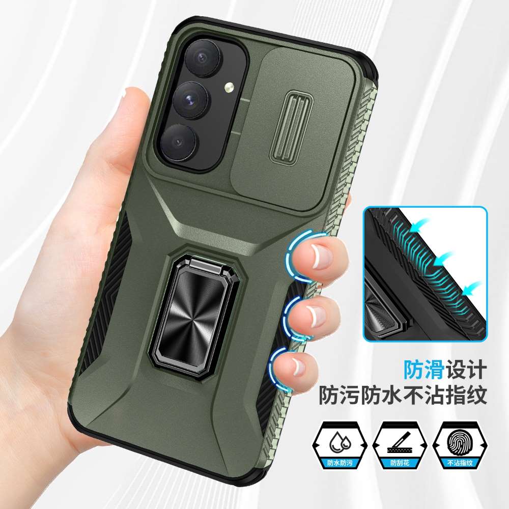 Outdoor Hülle für Samsung Galaxy A35 Camshield Holder Schutz Cover Ring Ständer