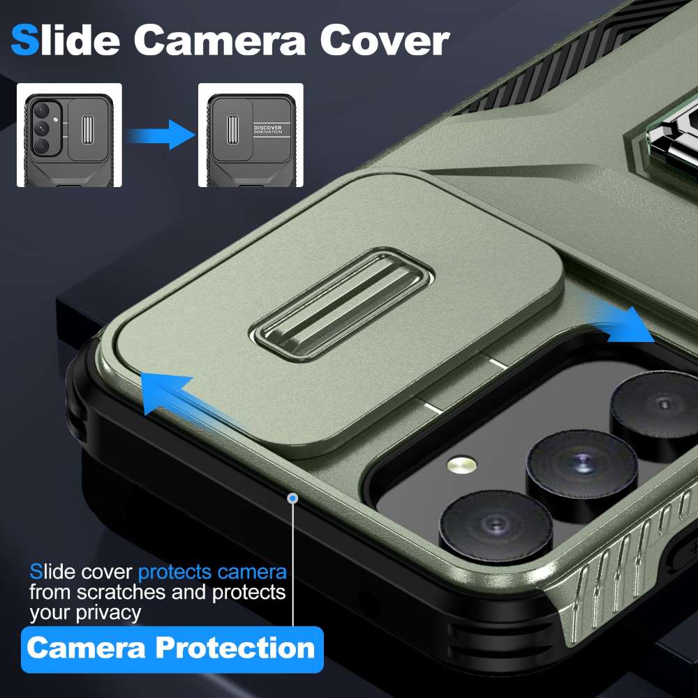 Outdoor Hülle für Samsung Galaxy A35 Camshield Holder Schutz Cover Ring Ständer