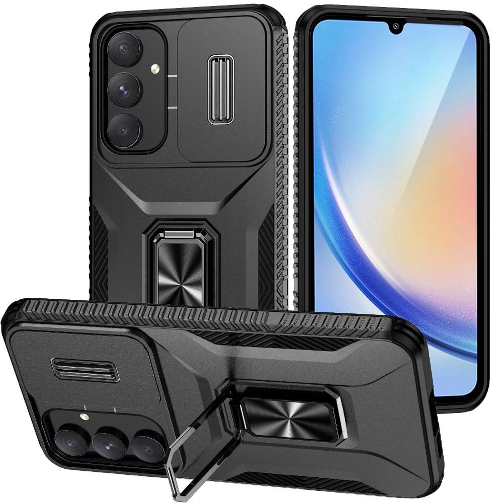 Outdoor Hülle für Samsung Galaxy A35 Camshield Holder Schutz Cover Ring Ständer