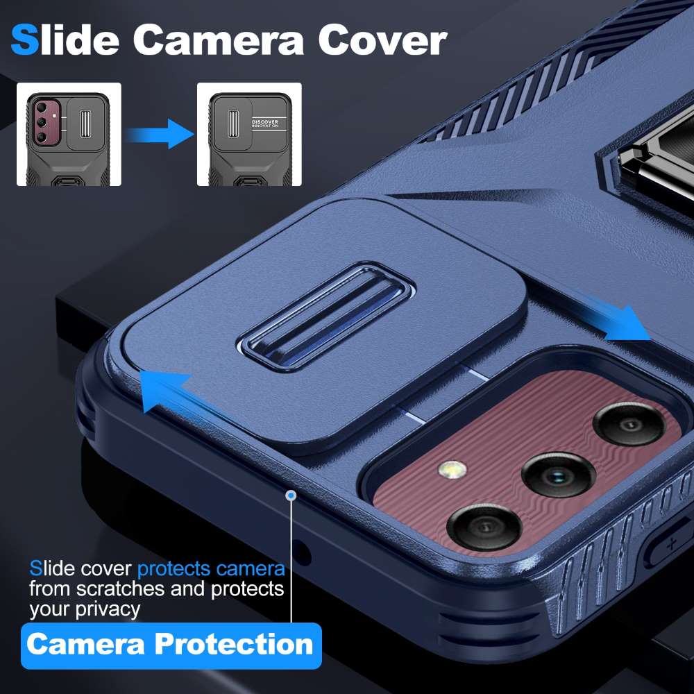 Outdoor Hülle für Samsung Galaxy A15 Camshield Holder Schutz Cover Ring Ständer