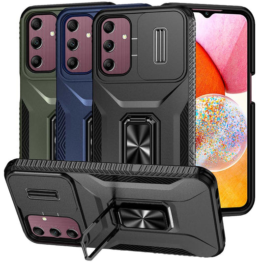 Outdoor Hülle für Samsung Galaxy A15 Camshield Holder Schutz Cover Ring Ständer