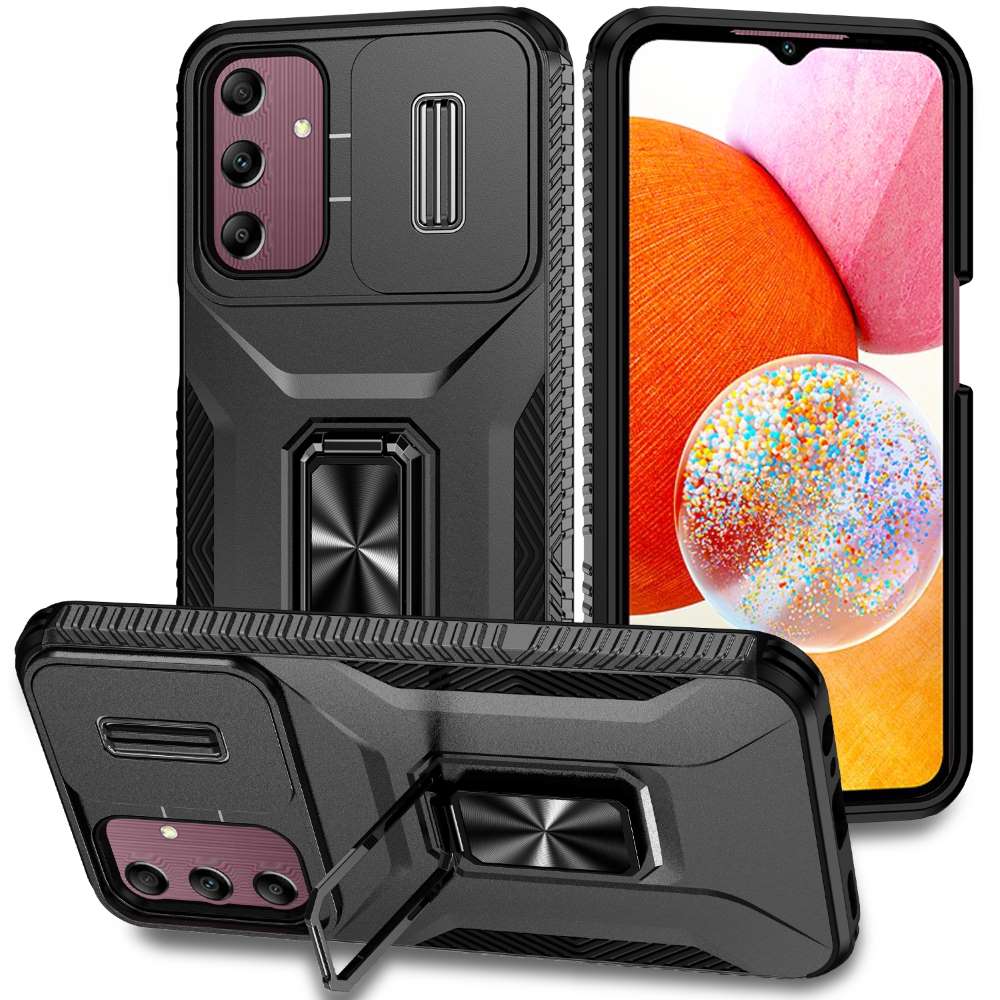 Outdoor Hülle für Samsung Galaxy A15 Camshield Holder Schutz Cover Ring Ständer