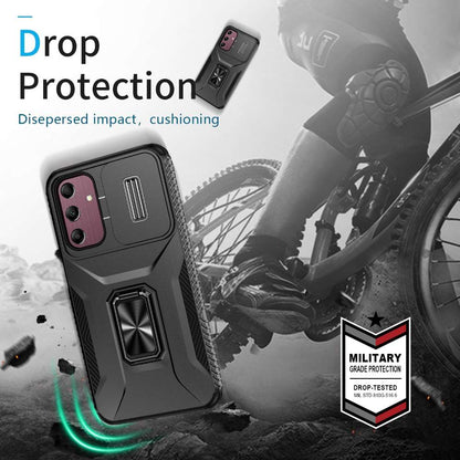 Outdoor Hülle für Samsung Galaxy A15 Camshield Holder Schutz Cover Ring Ständer