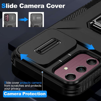 Outdoor Hülle für Samsung Galaxy A15 Camshield Holder Schutz Cover Ring Ständer