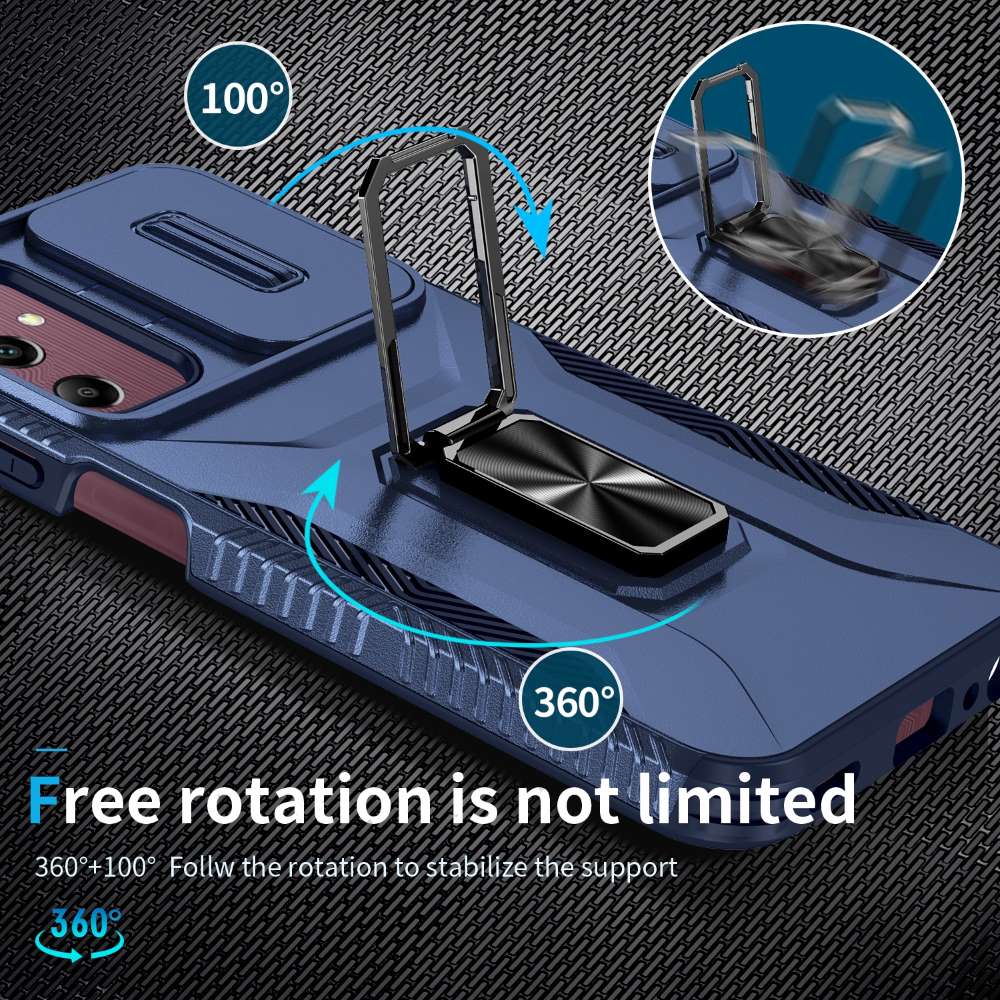 Outdoor Hülle für Samsung Galaxy A15 Camshield Holder Schutz Cover Ring Ständer