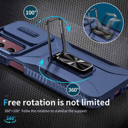 Outdoor Hülle für Samsung Galaxy A15 Camshield Holder Schutz Cover Ring Ständer