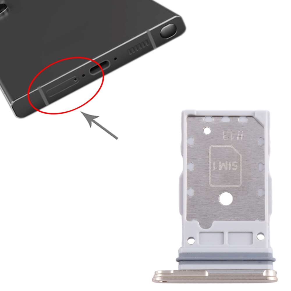 Dual Sim Tray für Samsung Galaxy S24 S24 PLUS Kartenhalter Fach Schlitten Holder