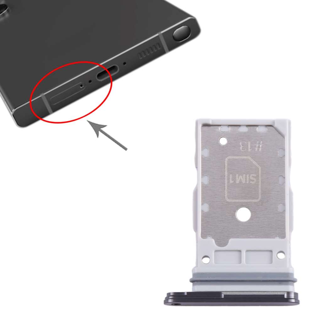Dual Sim Tray für Samsung Galaxy S24 S24 PLUS Kartenhalter Fach Schlitten Holder