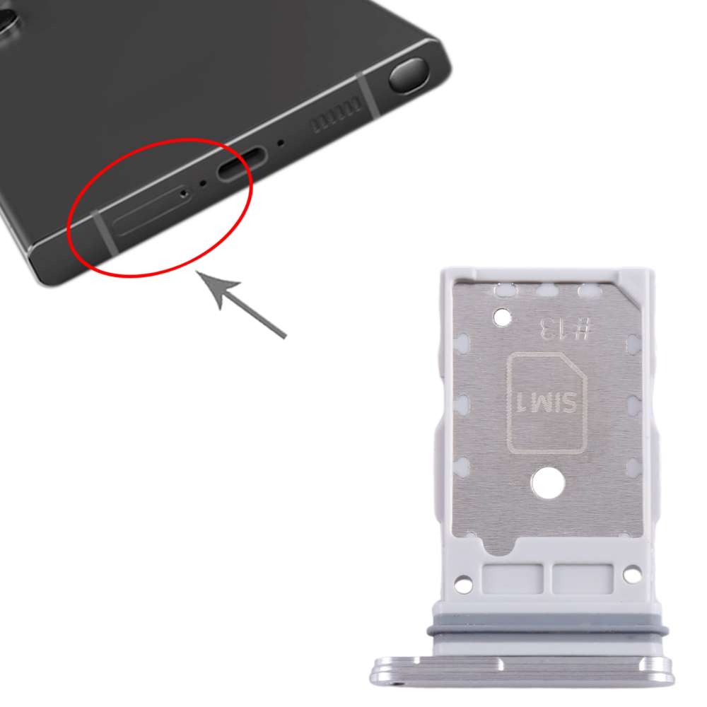 Dual Sim Tray für Samsung Galaxy S24 S24 PLUS Kartenhalter Fach Schlitten Holder