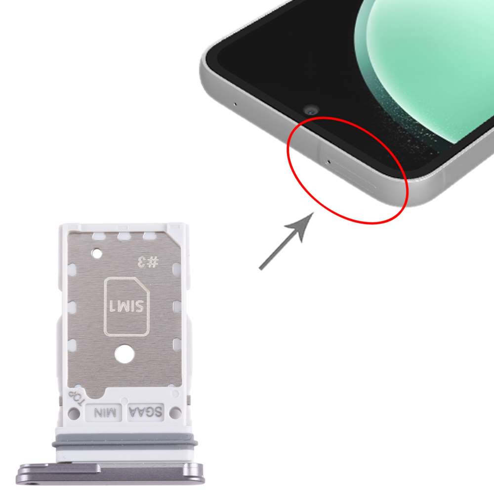 Dual Sim Tray für Samsung Galaxy S23 FE Karten Halter Fach Schlitten Slot Holder