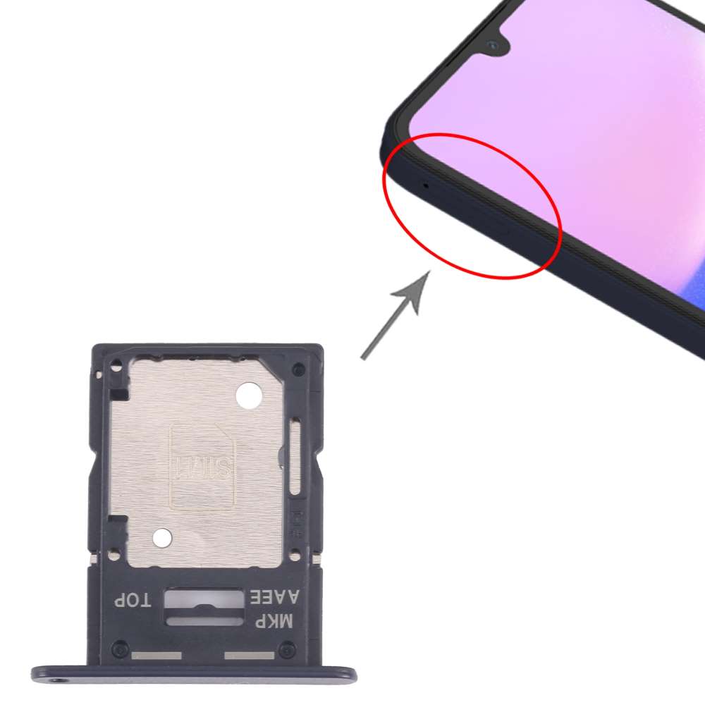 Dual Sim Tray für Samsung Galaxy A15 4G Karten Halter Fach Schlitten Slot Holder
