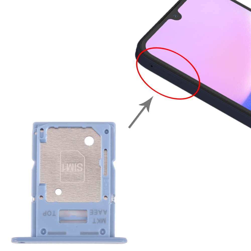 Dual Sim Tray für Samsung Galaxy A15 4G Karten Halter Fach Schlitten Slot Holder