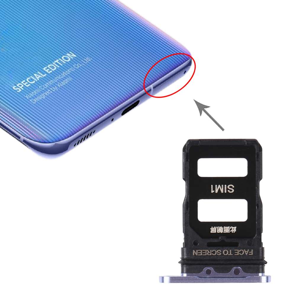 Dual Sim Tray für Xiaomi Mi 11 Karten Halter Fach Schlitten Slot Adapter Holder