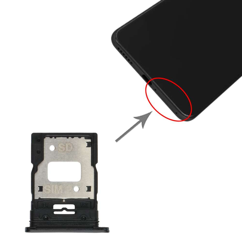 Dual Sim Tray für Xiaomi Mi 11 LITE Karten Halter Fach Schlitten Adapter Holder