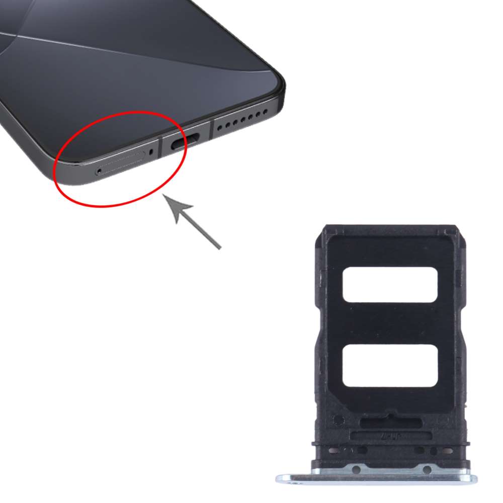 Dual Sim Tray für Xiaomi 14 Karten Halter Fach Schlitten Slot Adapter Holder