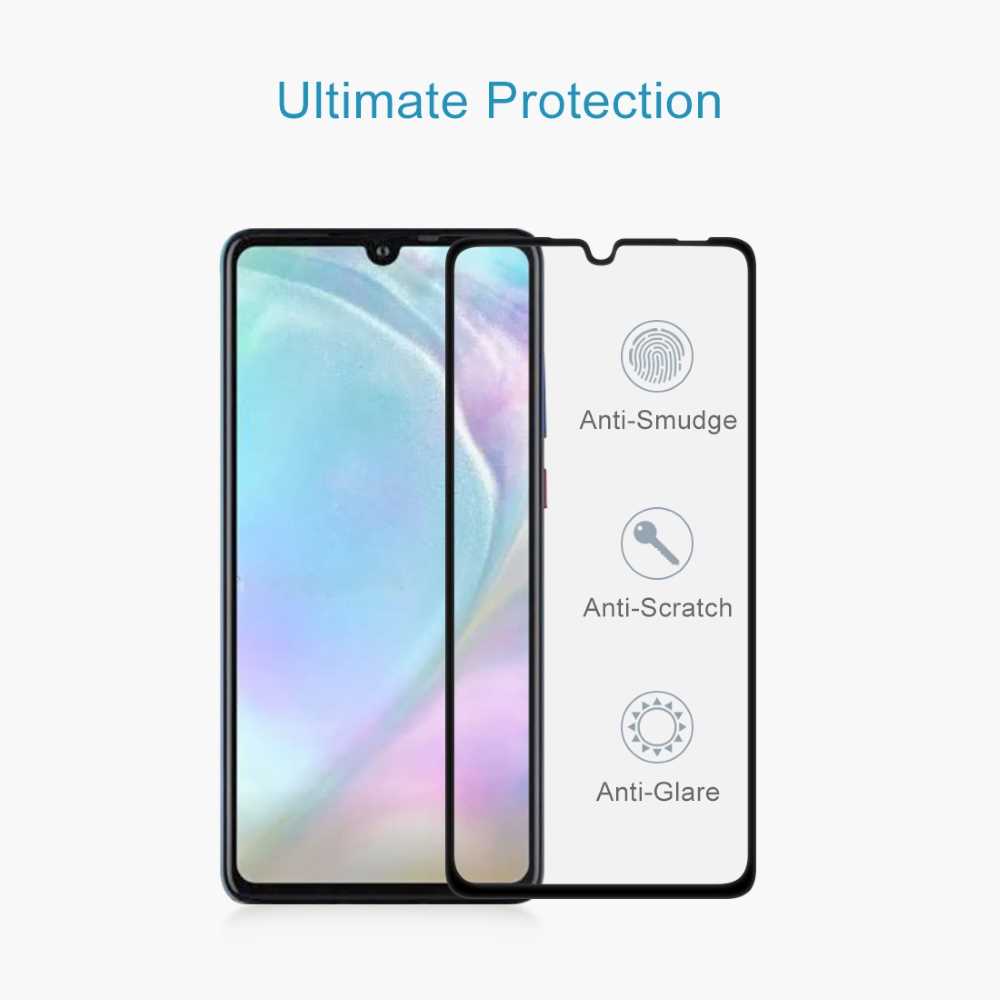 Schutzglas für HUAWEI P30 LITE Full Cover Tempered Glass Schutzfolie Protector