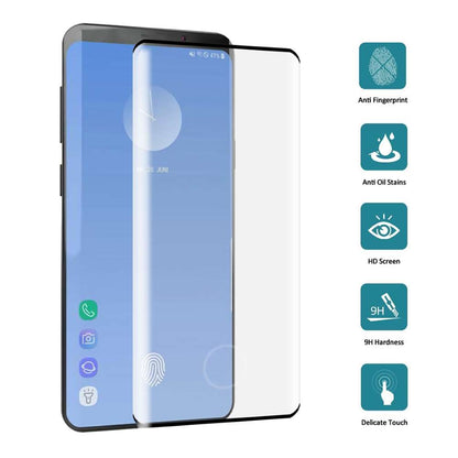 Schutzglas für Samsung Galaxy S10 PLUS Full Cover Curved Tempered Glass Folie