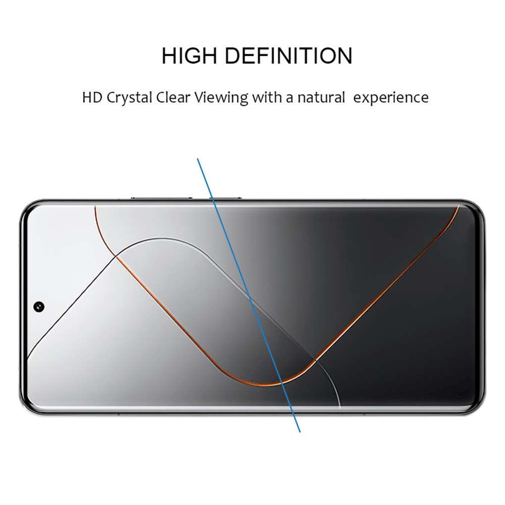 Schutzglas für Xiaomi 14 Ultra Full Cover Curved Tempered Glass Schutzfolie Film
