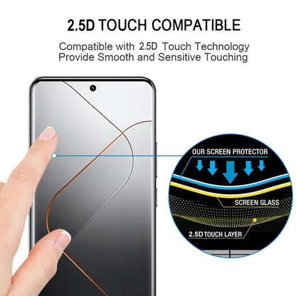 Schutzglas für Xiaomi 14 Ultra Full Cover Curved Tempered Glass Schutzfolie Film