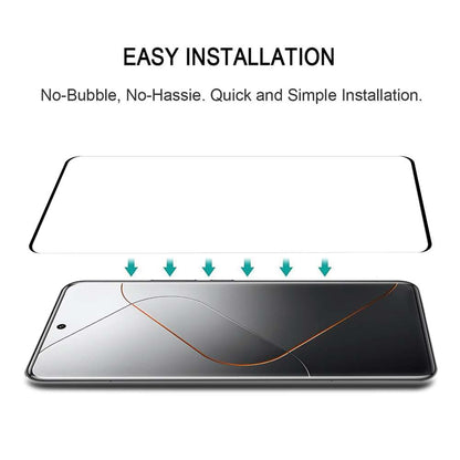 Schutzglas für Xiaomi 14 Ultra Full Cover Curved Tempered Glass Schutzfolie Film