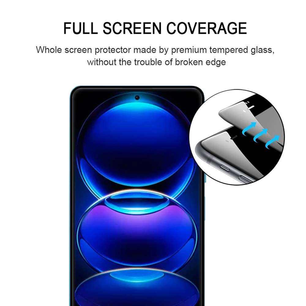 Schutzglas für Xiaomi Redmi Note 13 PRO 5G Full Cover Curved Folie Glass Film