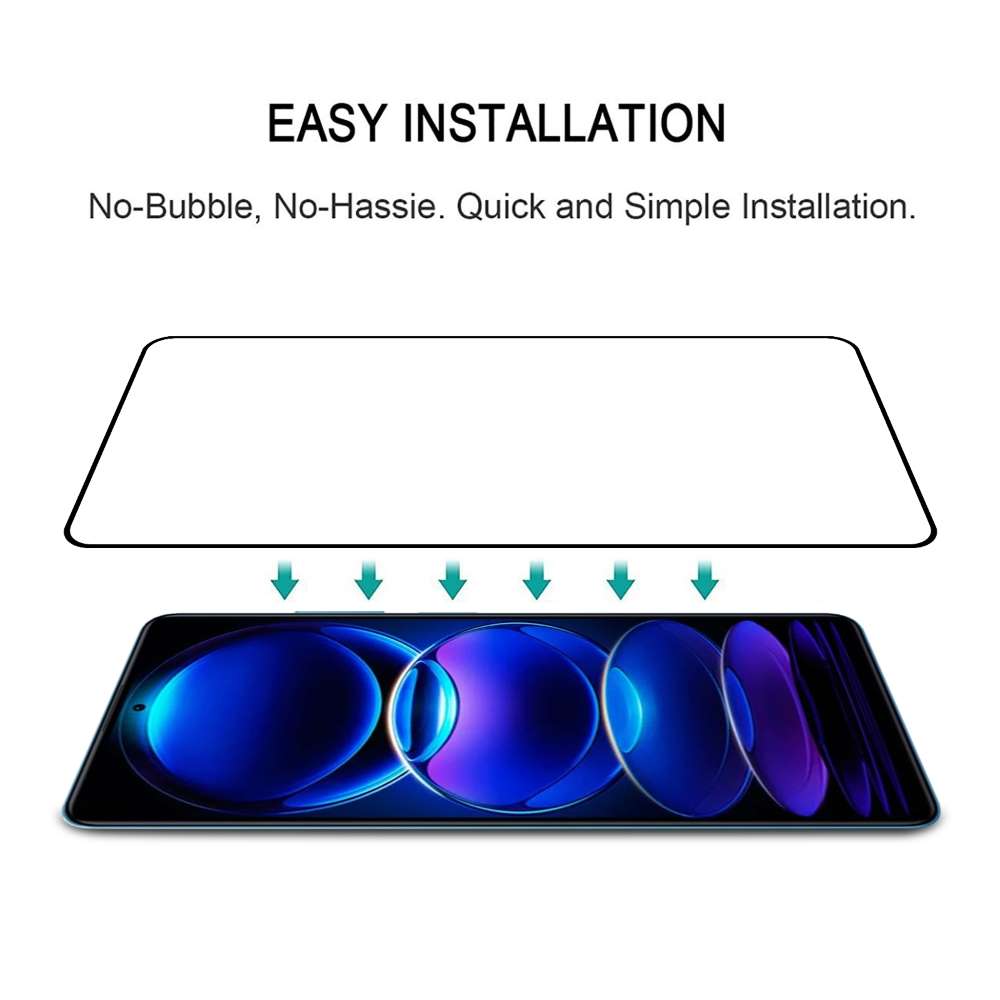 Schutzglas für Xiaomi Redmi Note 13 PRO 5G Full Cover Curved Folie Glass Film