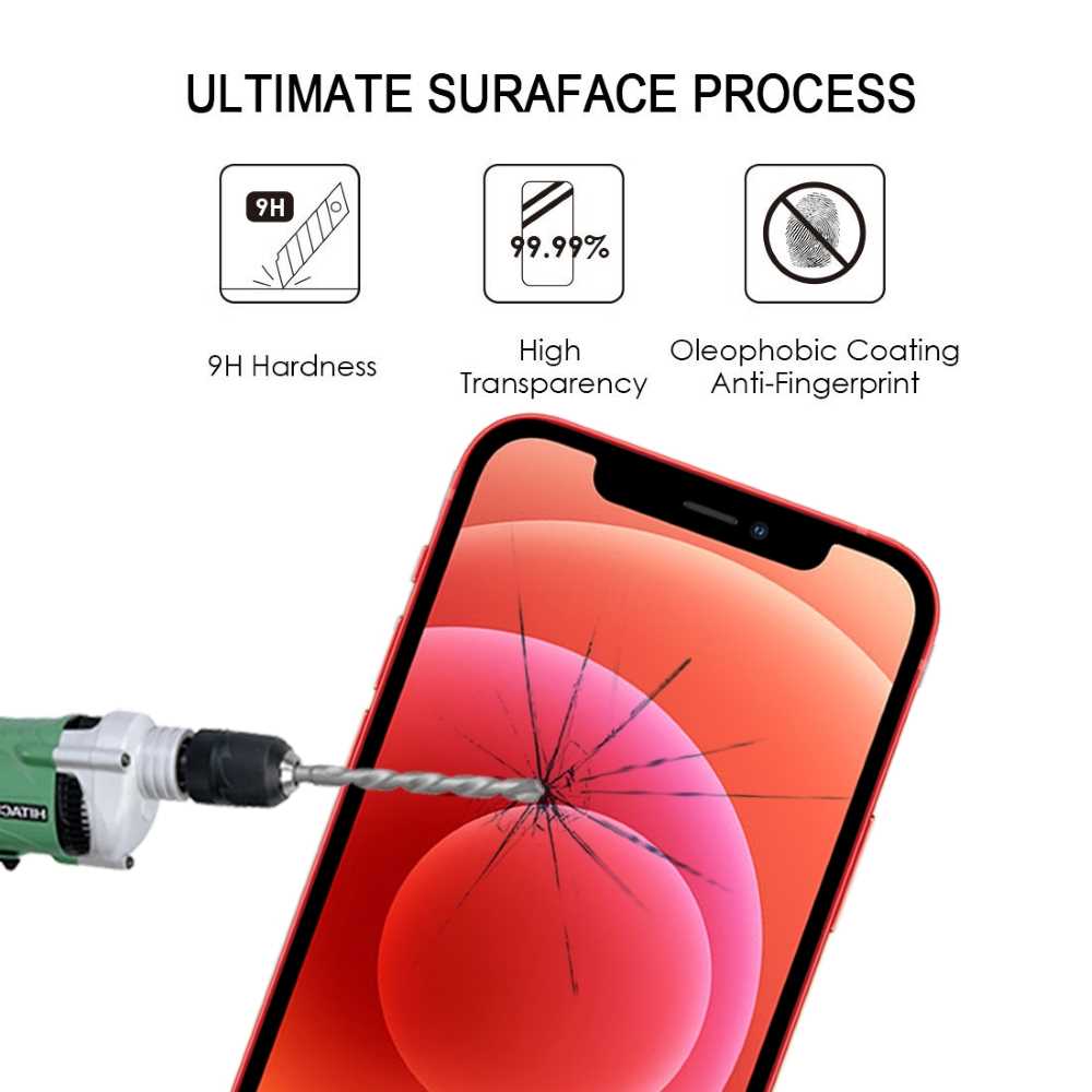 Schutzglas für APPLE IPHONE 12 MINI Full Cover Full Glue Tempered Glass Folie