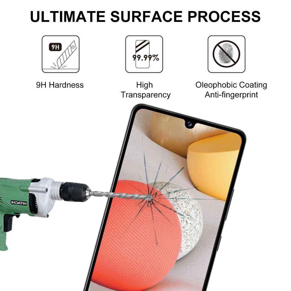 Schutzglas für SAMSUNG GALAXY A42 5G Full Cover Full Glue Tempered Glass Film