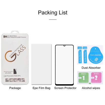 Schutzglas für SAMSUNG GALAXY A42 5G Full Cover Full Glue Tempered Glass Film