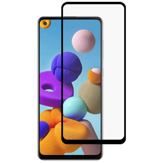 Schutzglas für SAMSUNG GALAXY A21s Full Cover Full Glue Tempered Glass Folie