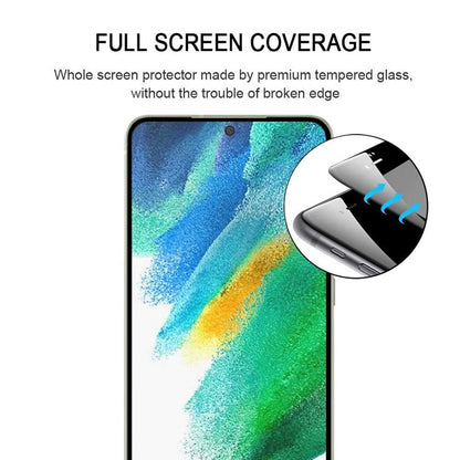 Schutzglas für SAMSUNG GALAXY S21 FE Full Cover Full Glue Tempered Glass Folie