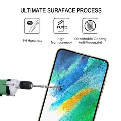 Schutzglas für SAMSUNG GALAXY S21 FE Full Cover Full Glue Tempered Glass Folie