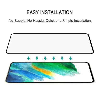 Schutzglas für SAMSUNG GALAXY S21 FE Full Cover Full Glue Tempered Glass Folie