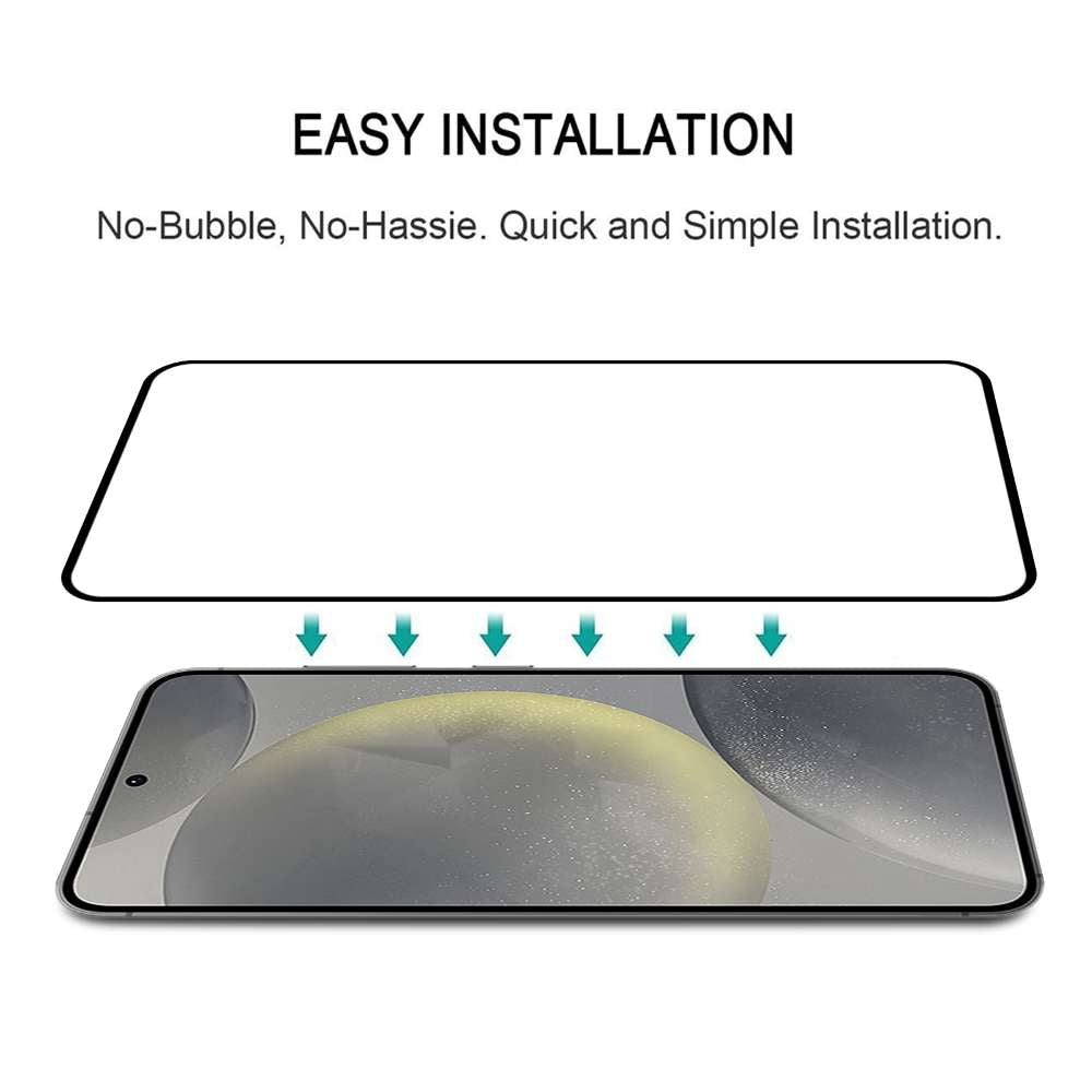 Schutzglas für Samsung Galaxy S25 Full Cover Full Glue Tempered Glass Folie Film