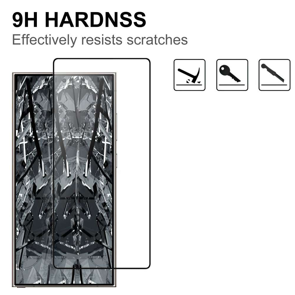 Schutzglas für Samsung Galaxy S25 ULTRA Full Cover Full Glue Tempered Glass