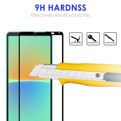 Schutzglas für Sony Xperia 10 IV Full Cover Full Glue Tempered Glass Folie Film