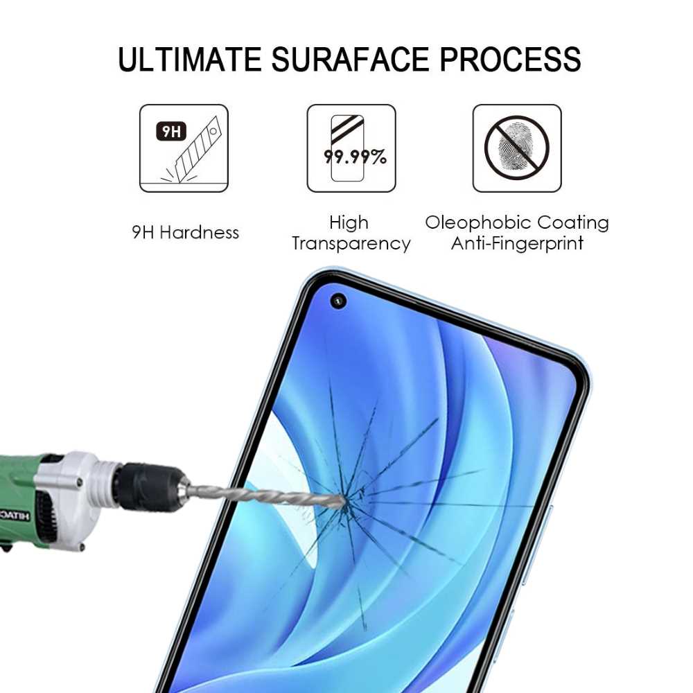 Schutzglas für XIAOMI MI 11 LITE Full Cover Full Glue Tempered Glass Folie Film